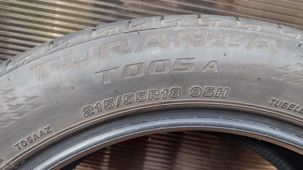 Bridgestone turanza 215/55r18 - 2