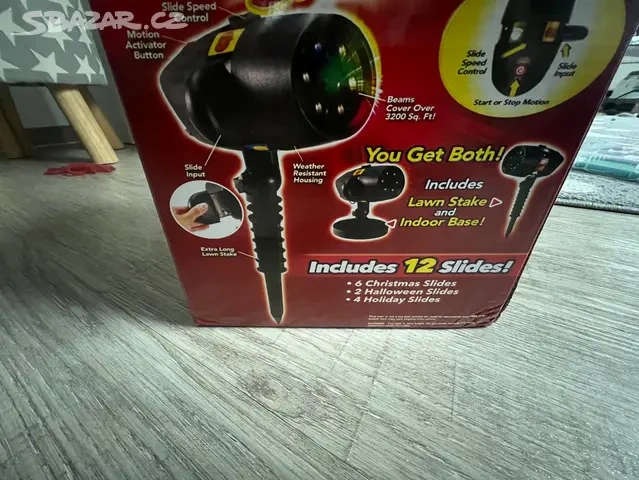 Led venkovní projektor sváteční - 2