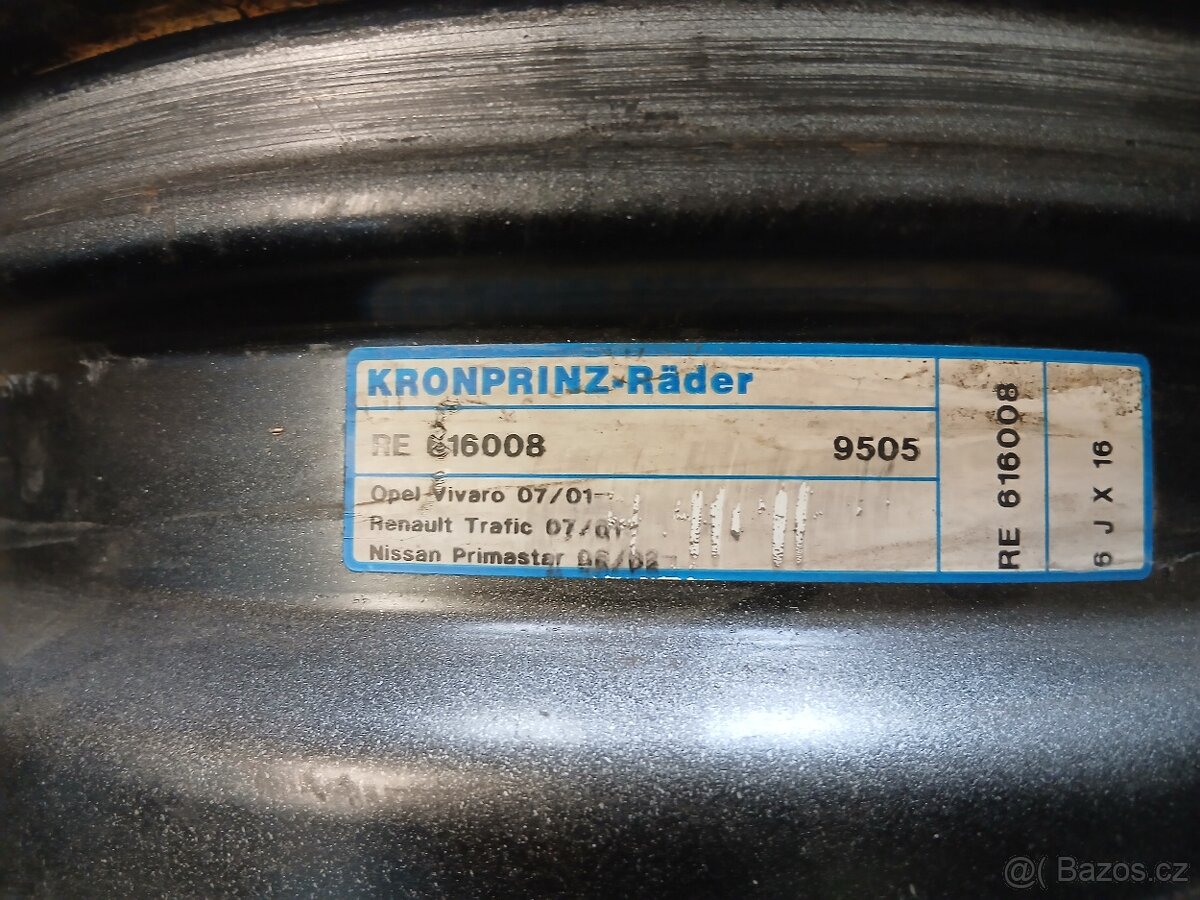 Ráfky 6J x 16 - 2