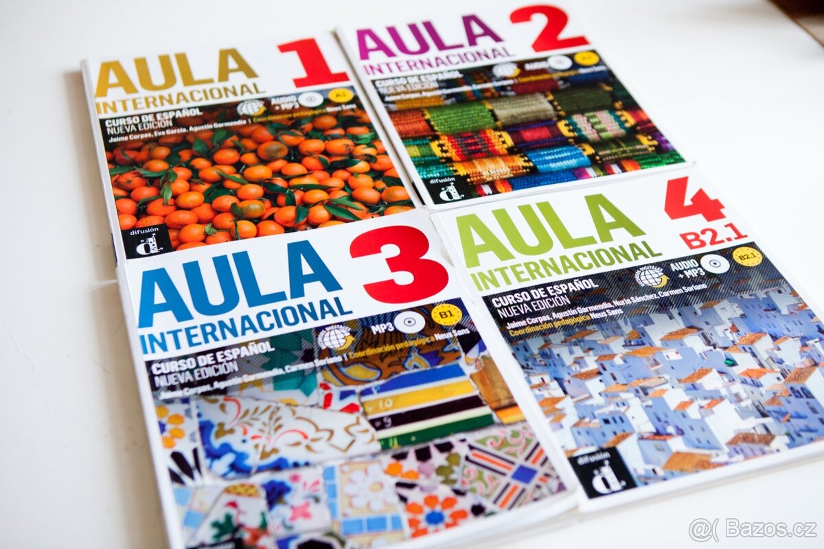 Učebnice španělštiny AULA Internacional 1-4 + CD - 2
