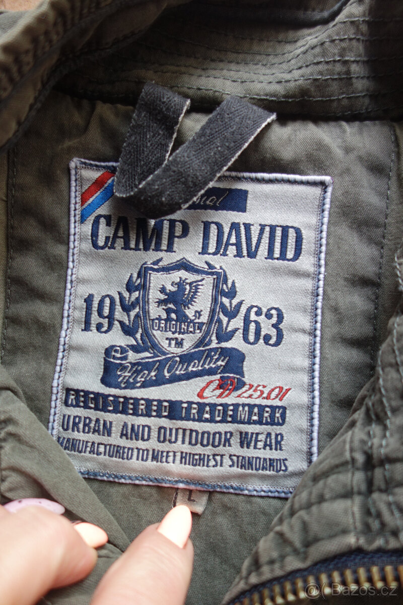 jarní pánská bunda CAMP DAVID vel L - 2