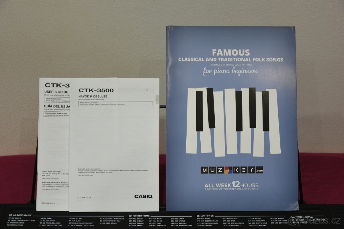 Casio CTK-3500 Elektronické Klávesy - 2