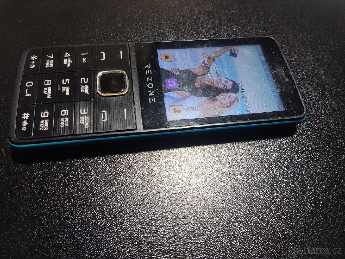 Prodám tlačítkový telefon REZONE Dual SIM - 2
