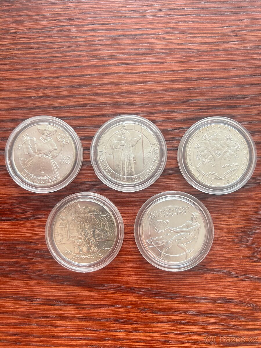 Stříbrné 500 Kčs - krásné kusy - 2