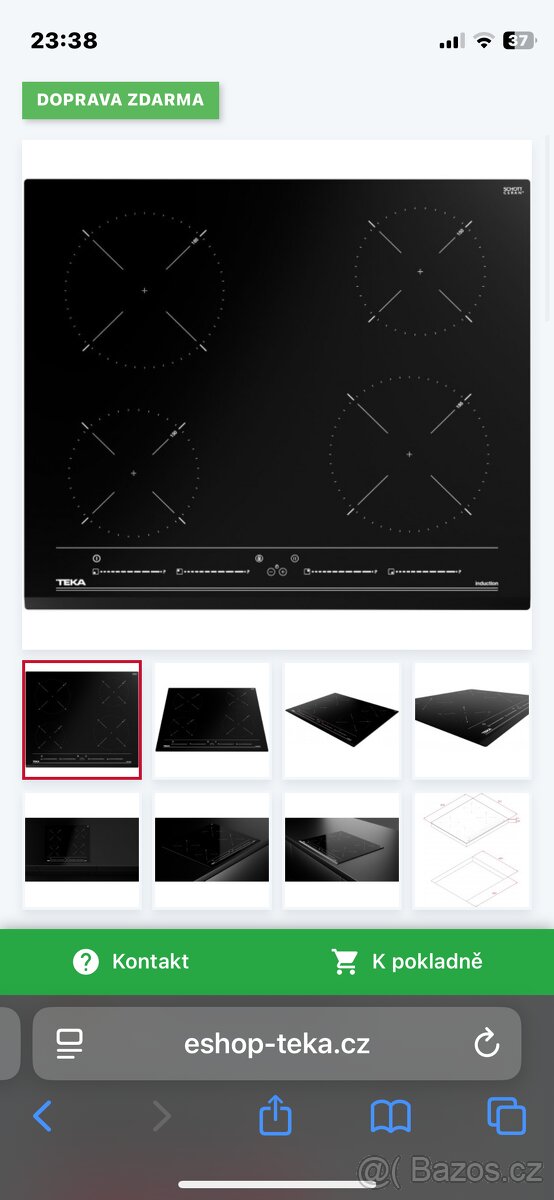 Indukcni deska TEKA - 2