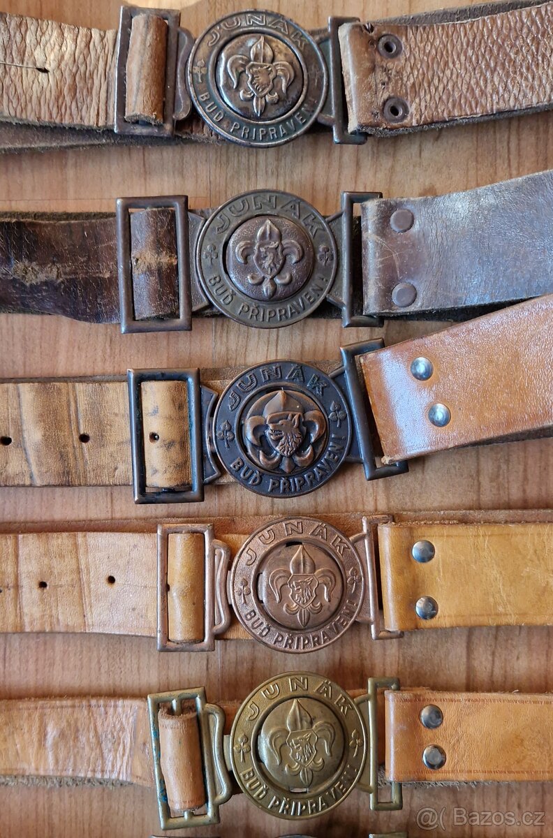 Skaut,Junák,Sokol,Pásky,Přezky,3x čepice Sokol - 2