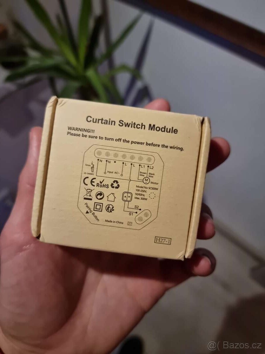 žaluziový spínač pod vypínač, Tuya Smart Life WiFi, LoraTap - 2