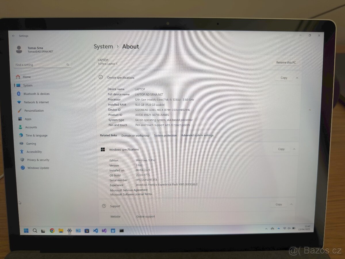 Microsoft Surface Laptop 5/i5-1235U/16 GB/512 GB - 2