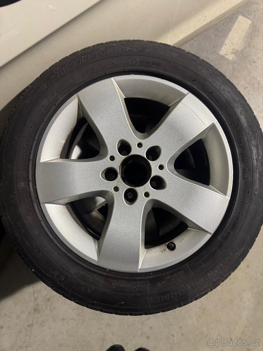 4x ALU Kola Mercedes 5x112 Celoroční 225/55R16 - 2