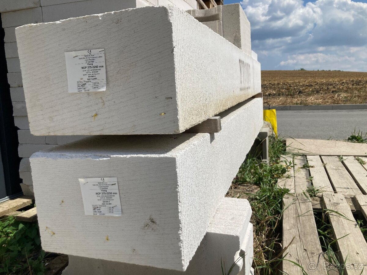 Prodám překlad Ytong NOP 375-2250 mm - 2