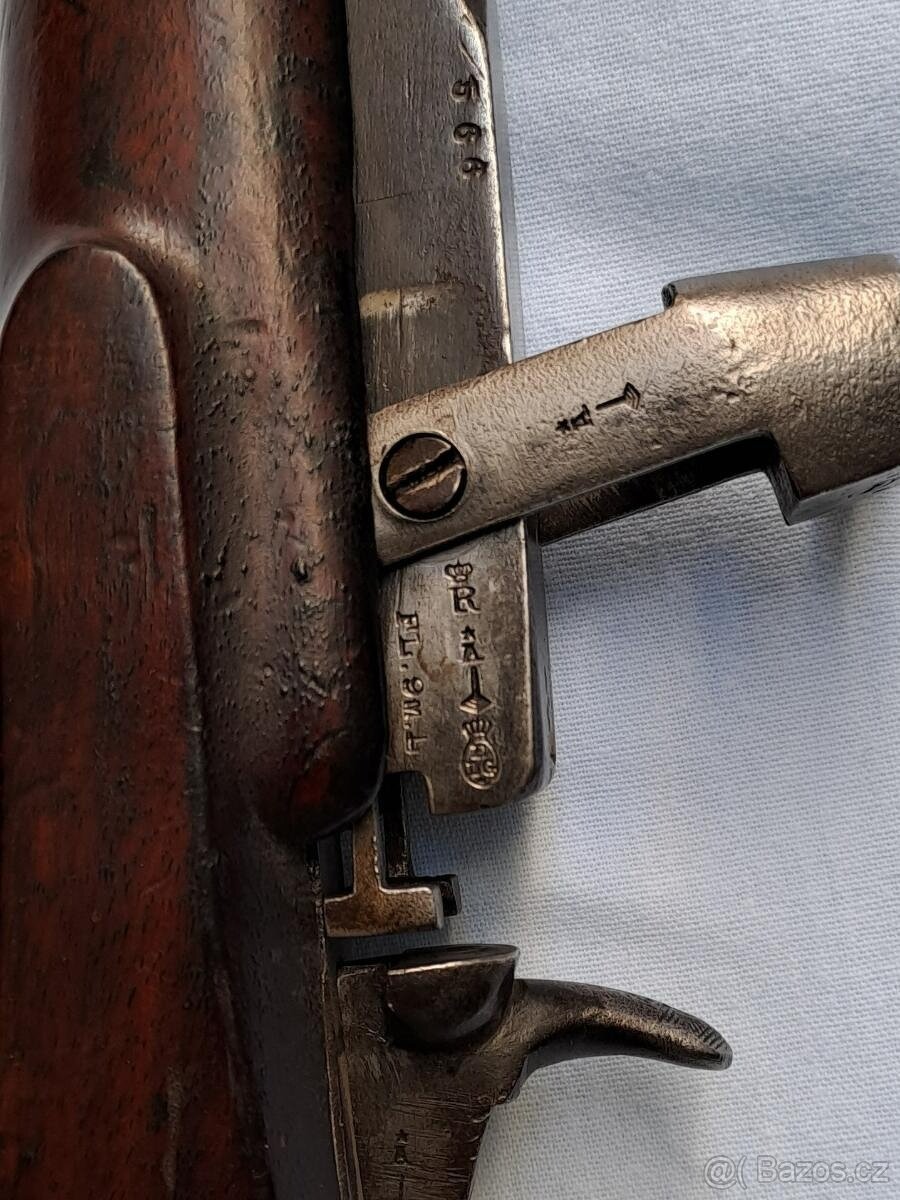 Belgická puška terčovka WARNANT ELG 9 mm 1873 - 2