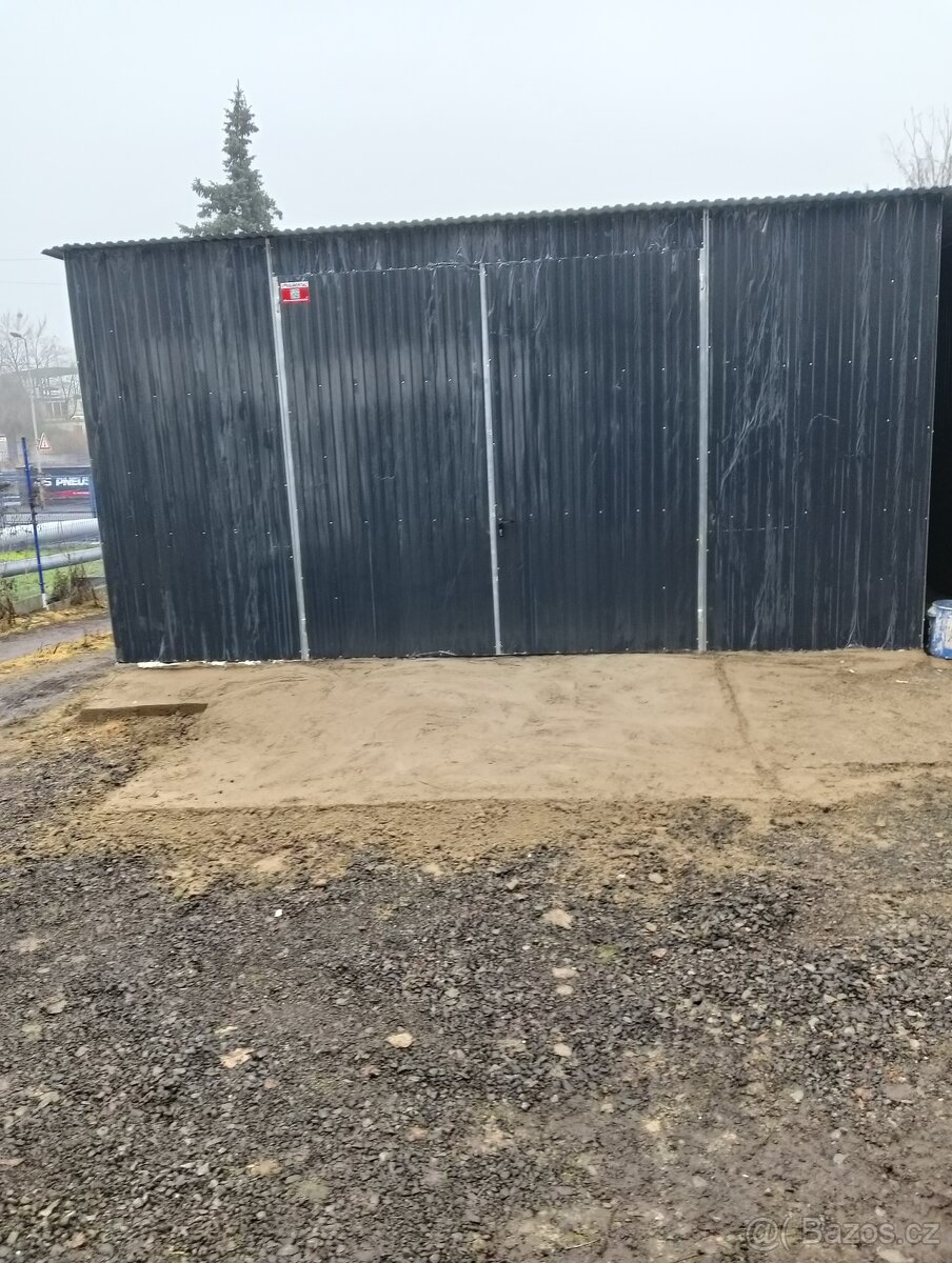 Pronájem ocelové haly - garáže 6x6m - 2