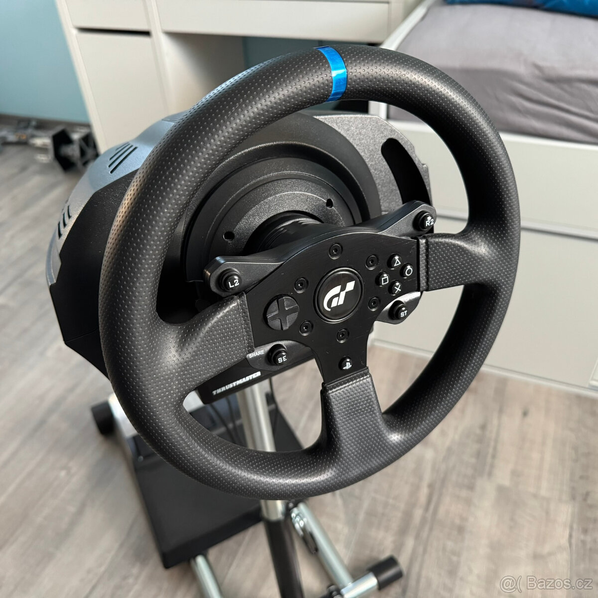 Volant Thrustmaster T300 RS, 3-pedály T3PA + Stojan DeluxeV2 - 2