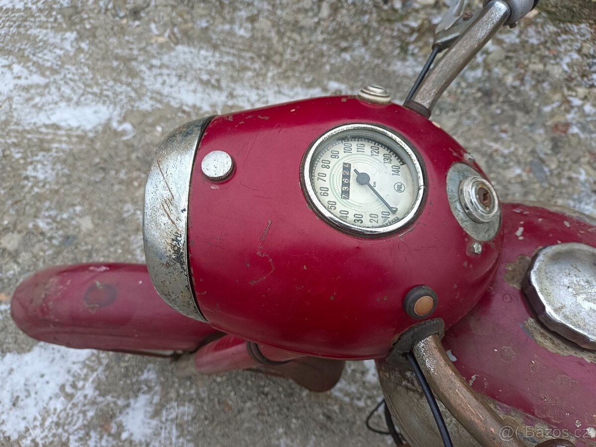 Jawa 250 půlbuben 1955 bez TP - 2