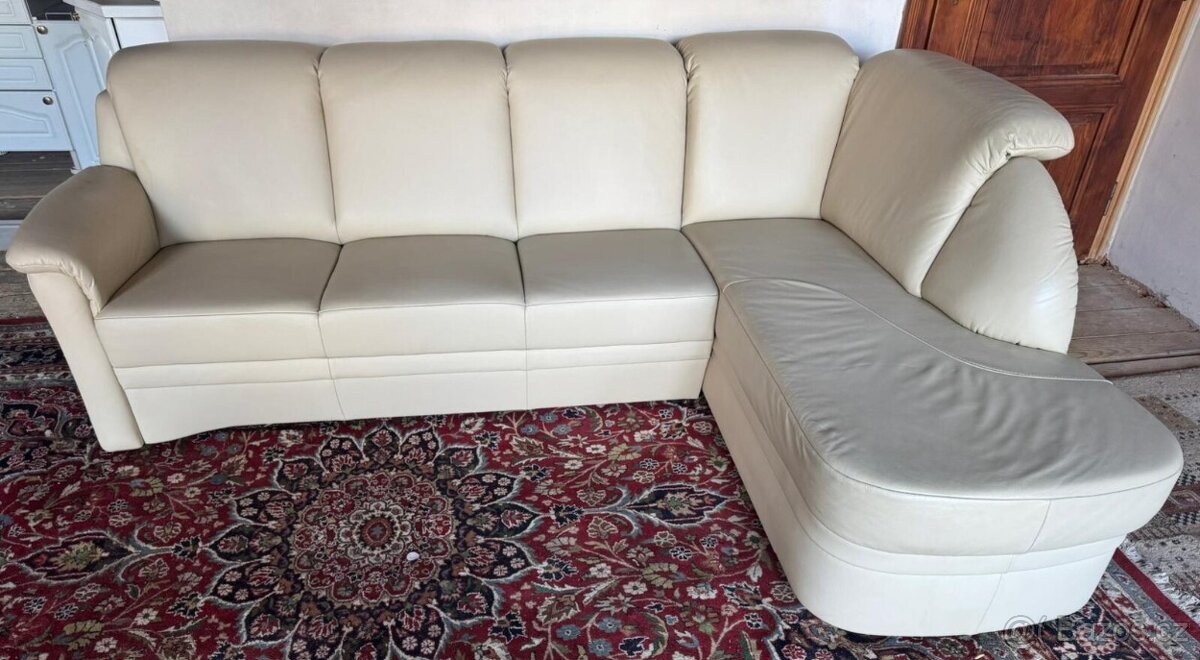 Kožená rohová sedačka, 5249 - 2