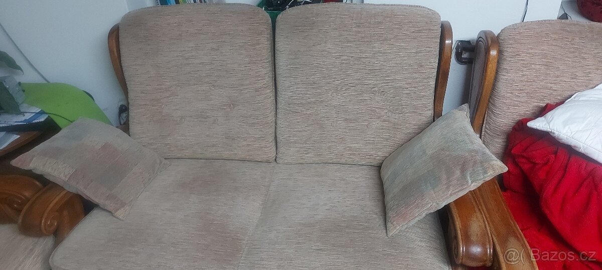Rustikální sedací souprava 3+2+1 - 2