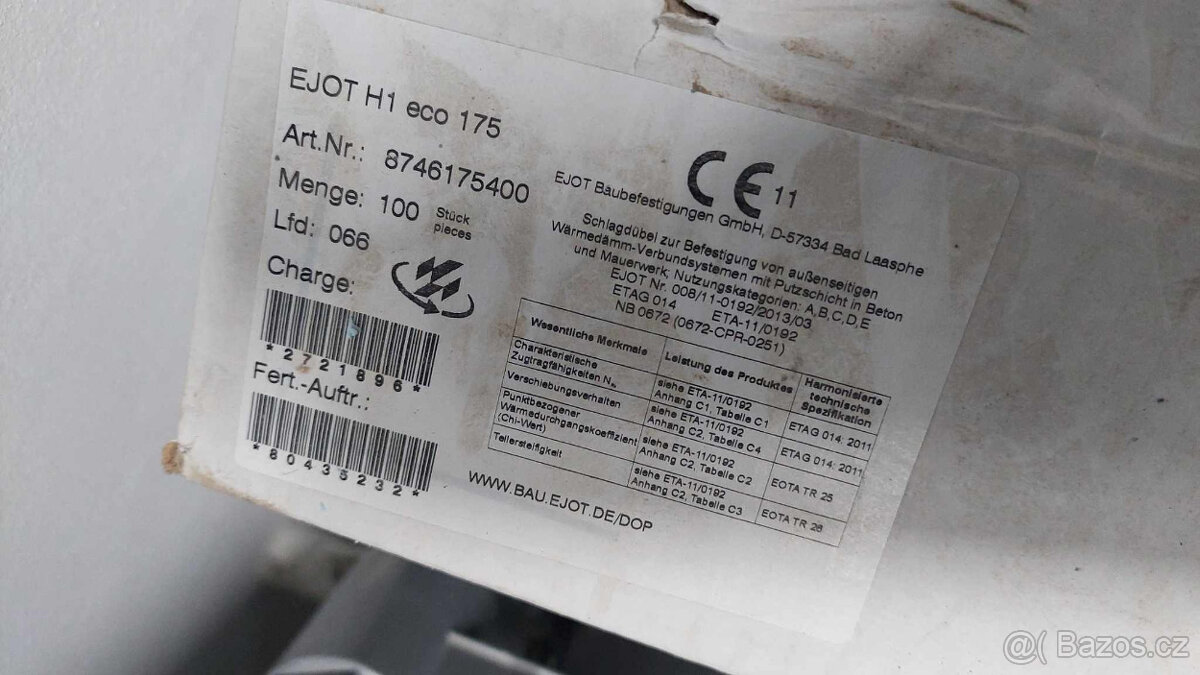 Fasádní hmoždinky, fasádní zátky - 2