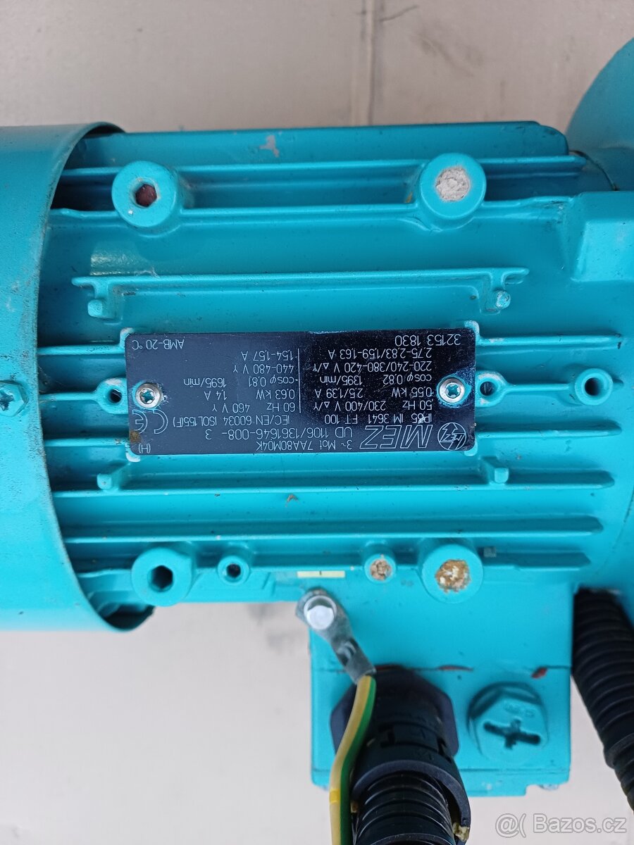 elektromotor z převodovkou - 2