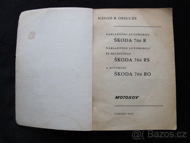 Škoda 706 R, 706 RS, 706 RO Návod k obsluze - 2