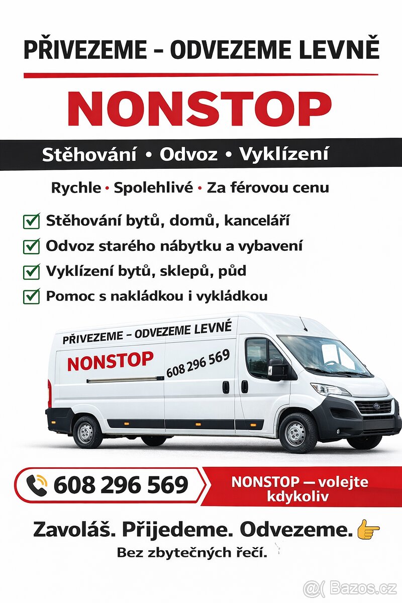 Levné stěhováni NONSTOP - 2