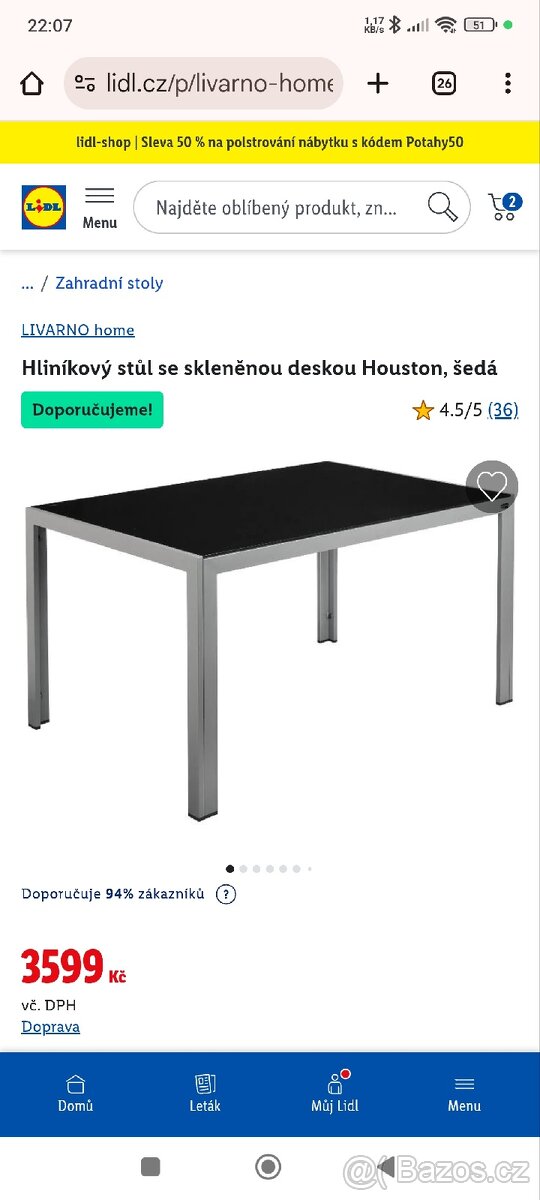 Zahradní stůl-nový - 2