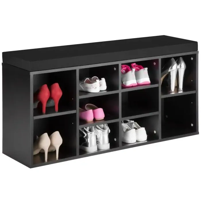 Botník Max černá matná MDF - 2