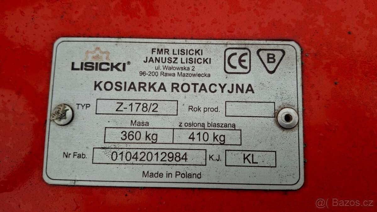 Sekačka Lisicki 178/2 - 2