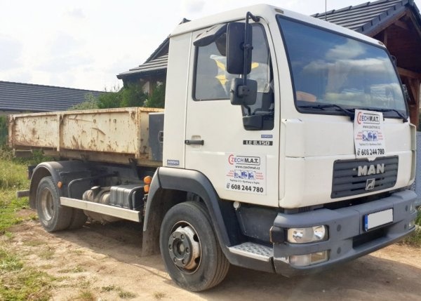 8.4t MAN hák 2015 kontejner - 2