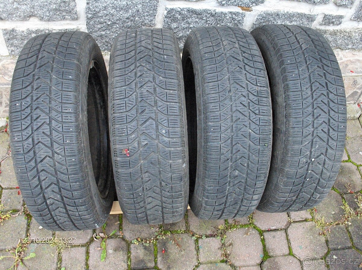 Prodám 4 disky se zimními pneu Pirelli - 2