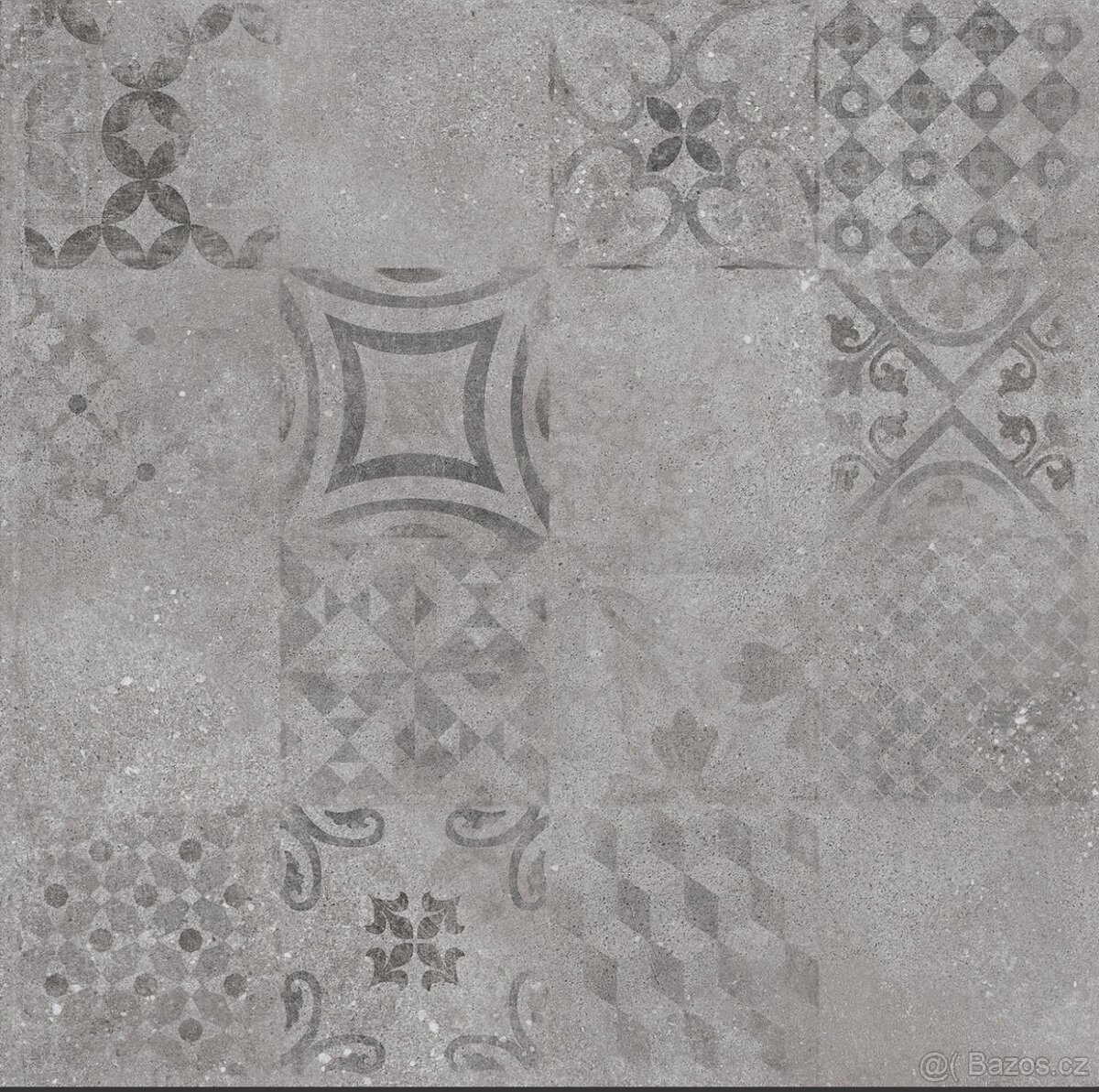 keramická dlažba 60x60 dekor beton - 2