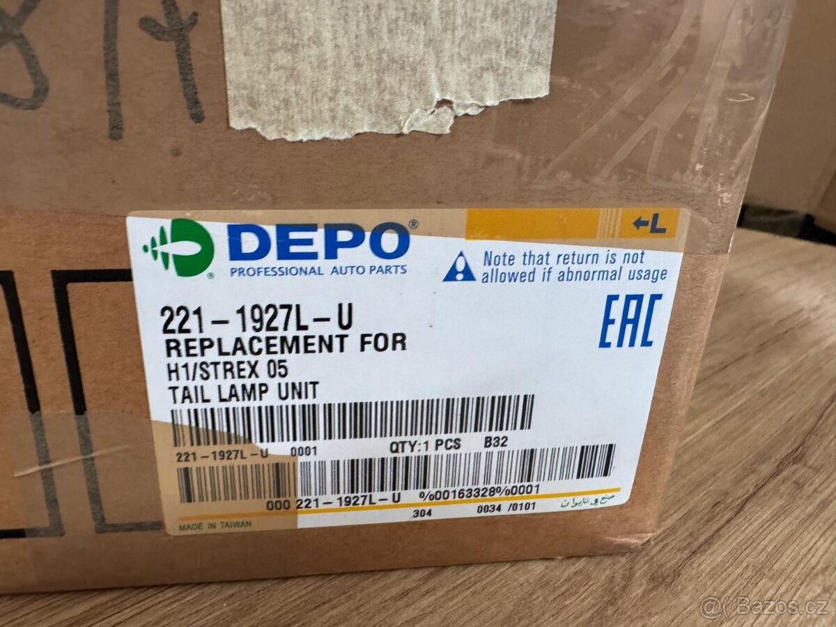 SVĚTLO ZADNÍ HYUNDAI H-1 STAREX 97-07 KOMPLET - 2