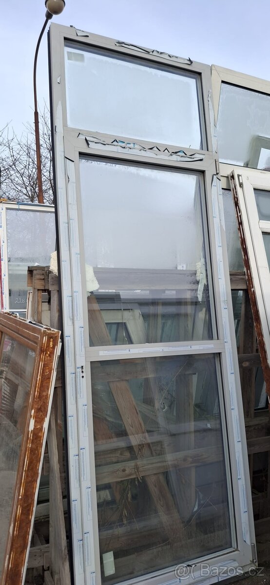 dveře balkon. hliníkové 96x279 cm jednokřídlé barva antracit - 2