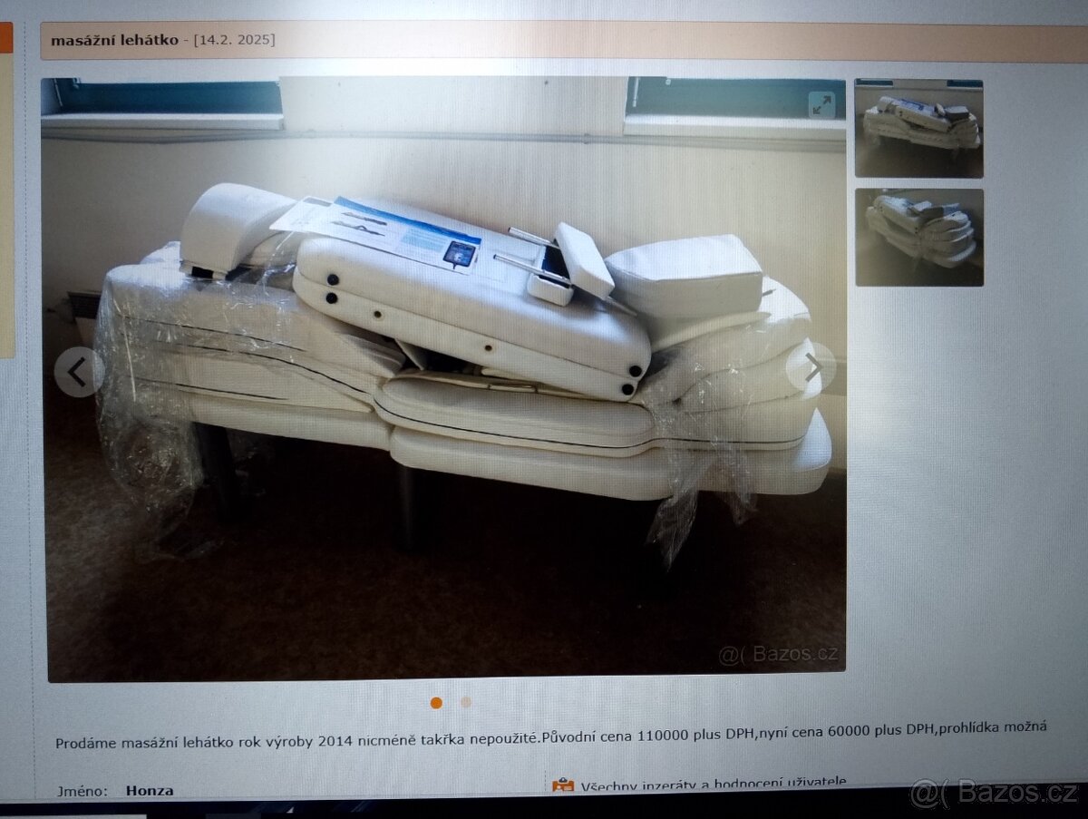 masážní lehátko - 2