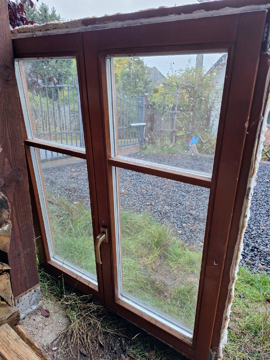 Drevene okno 100x120 - 2