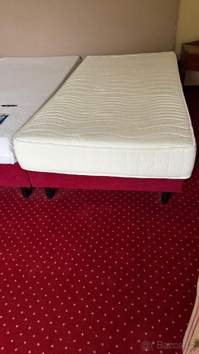 250x postele hotelové boxspring vcetne matrace - 2
