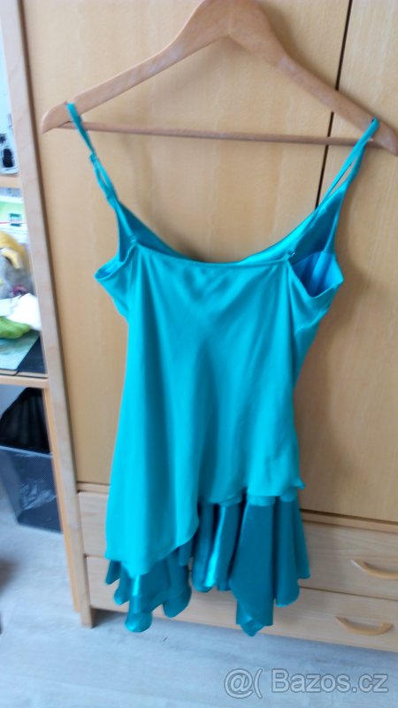 Plesové šaty - tyrkysové - 2