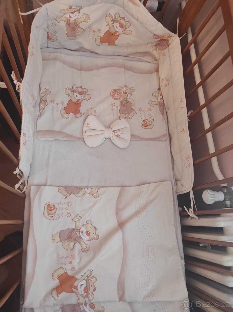 Dětské povlečení medvídek s mantinely +prostěradlo - 2