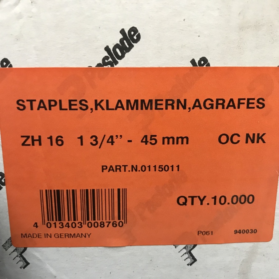 Spony do dřeva, sololitu,kartonu apodob. Paslode - 2