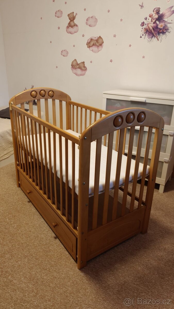 Dětská postýlka Scarlett se šuplíkem - 2