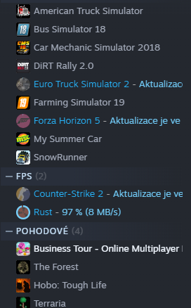 Prodám Steam učet - 2