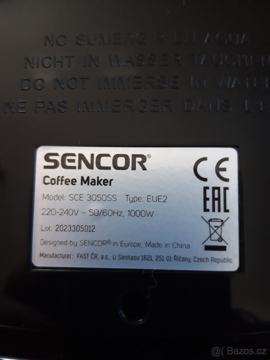 Kávovar Sencor SCE 3050SS - 2