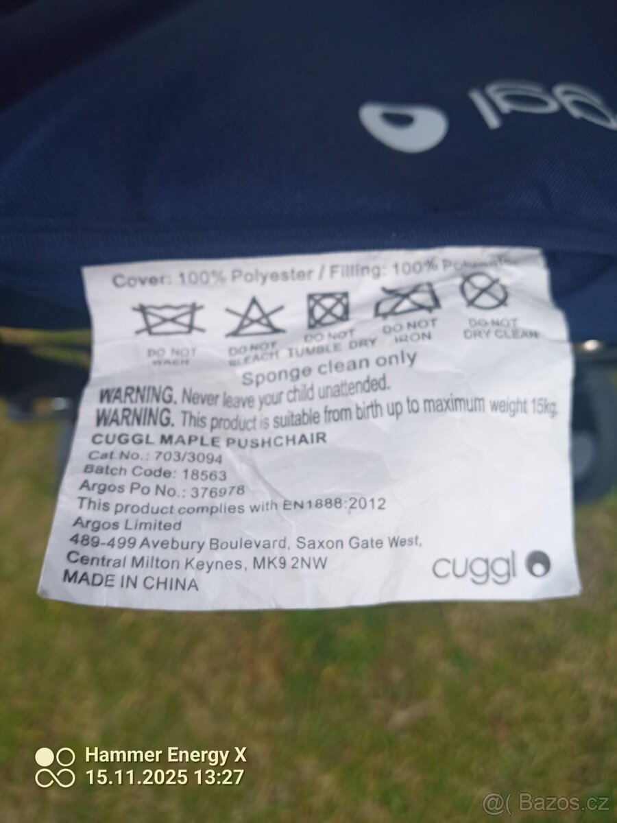 CUGGI MAPLE PUSHCHAIR golf KOCAREK - 2