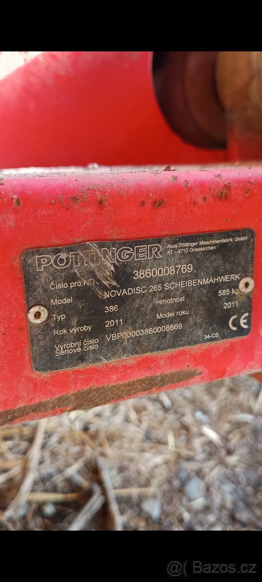 Pottinger novadisc 265 - 2