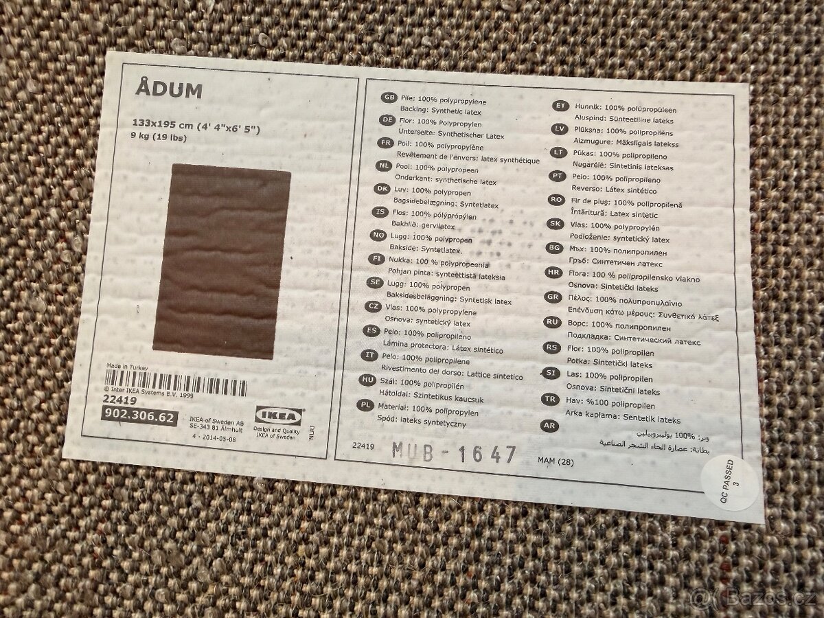 Sada 3 koberců Ikea - 2