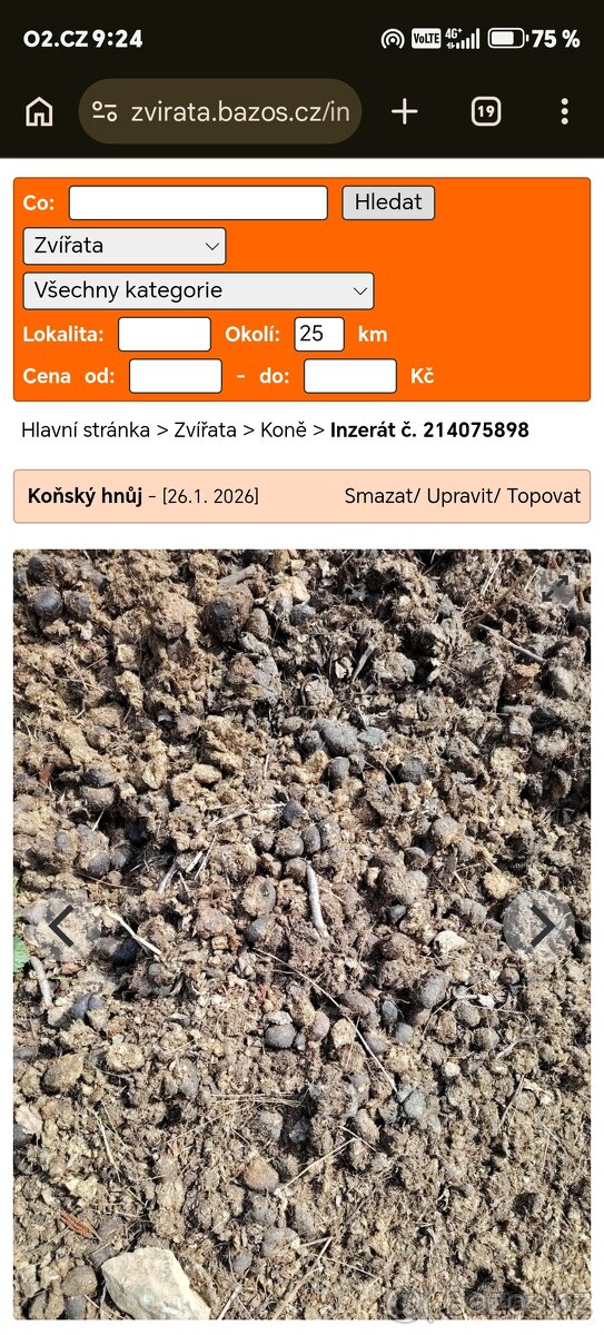 Koňský hnůj - 2