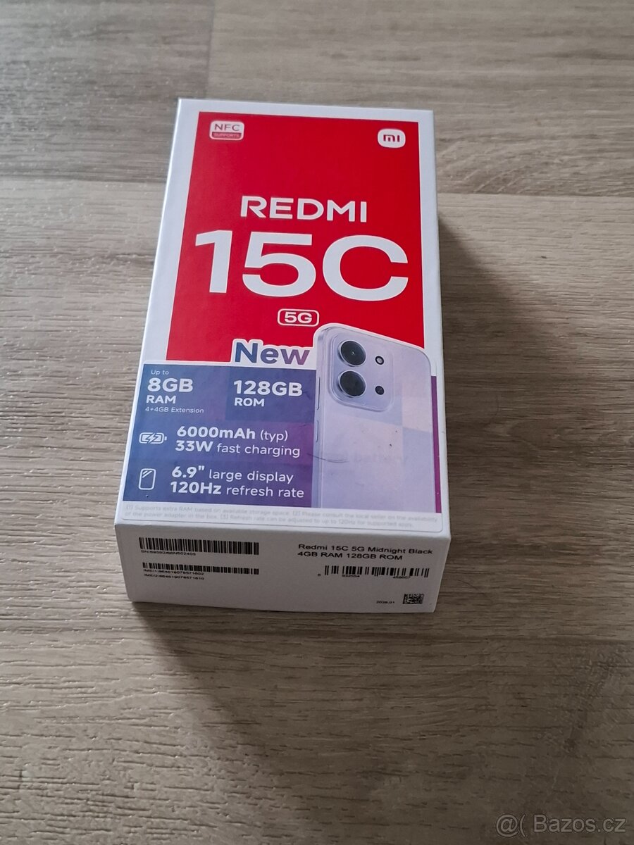 Nový Redmi 15C 8G 128gb - 2