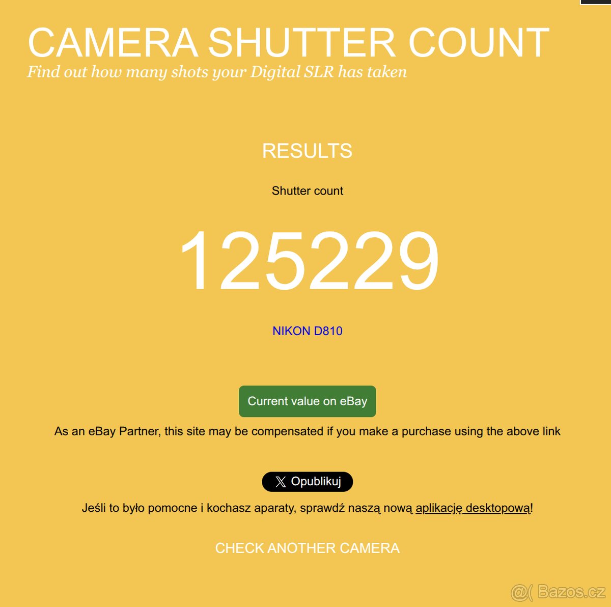 Nikon D810 125k - 2