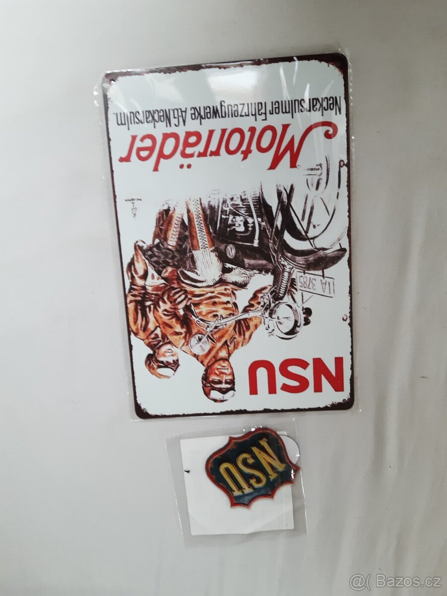 NSU cedule retro+magnetka - 2