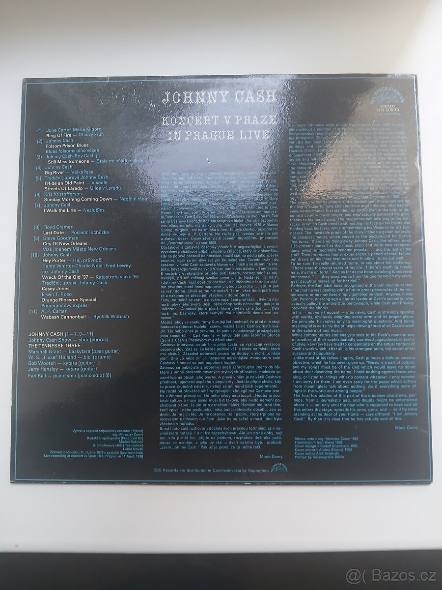 JOHNNY CASH - KONCERT V PRAZE - 2