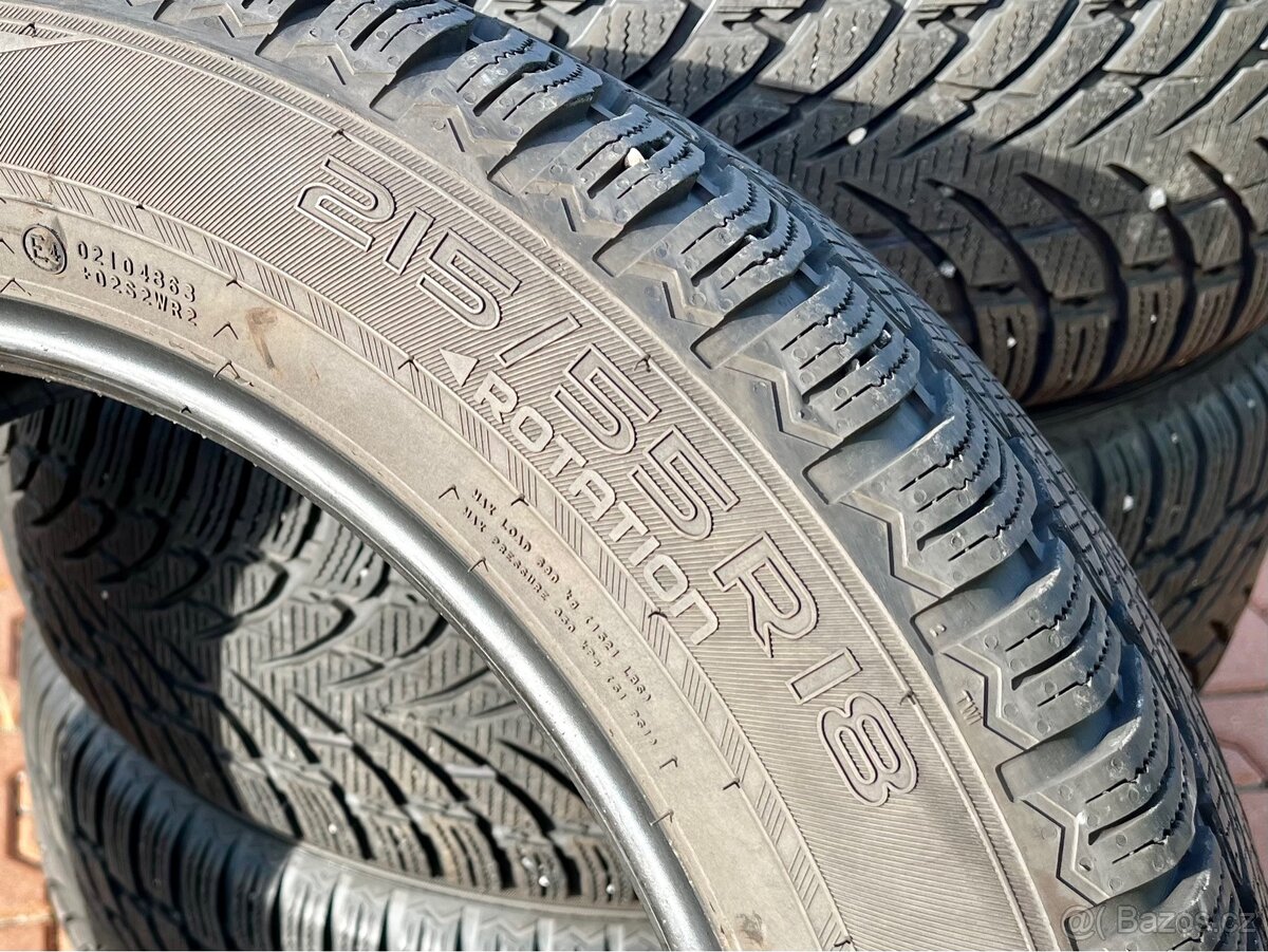 Sada zimních pneumatik 215/55 R18 - 2